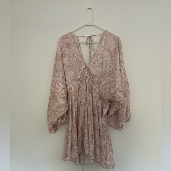 Free People ivory and blush dress - Picture 2 of 4